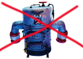 Kesseltauschfördertopf ist leer