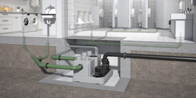 Für Situationen mit sehr hohen Anforderungen hat ACO die neue Doppelpumpen-Hebeanlage Muli-Nova DDP entwickelt. Foto: ACO