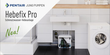 Neue Hebeanlage für Schmutzwasser bis 15% Salzgehalt