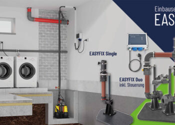 EASYFIX – Schmutzwasserpumpen fix installiert